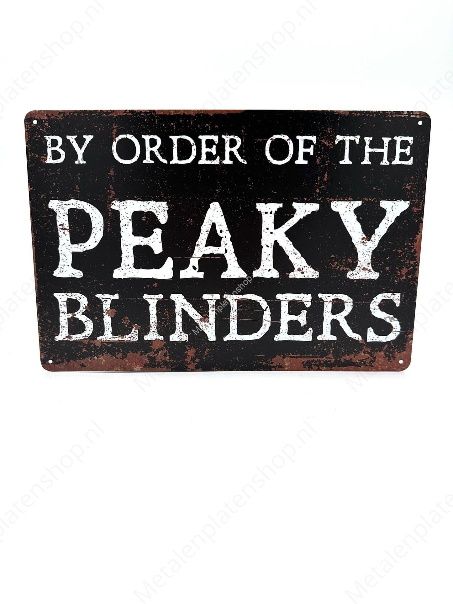 By Order of the Peaky Blinders - Metalen Wandbord