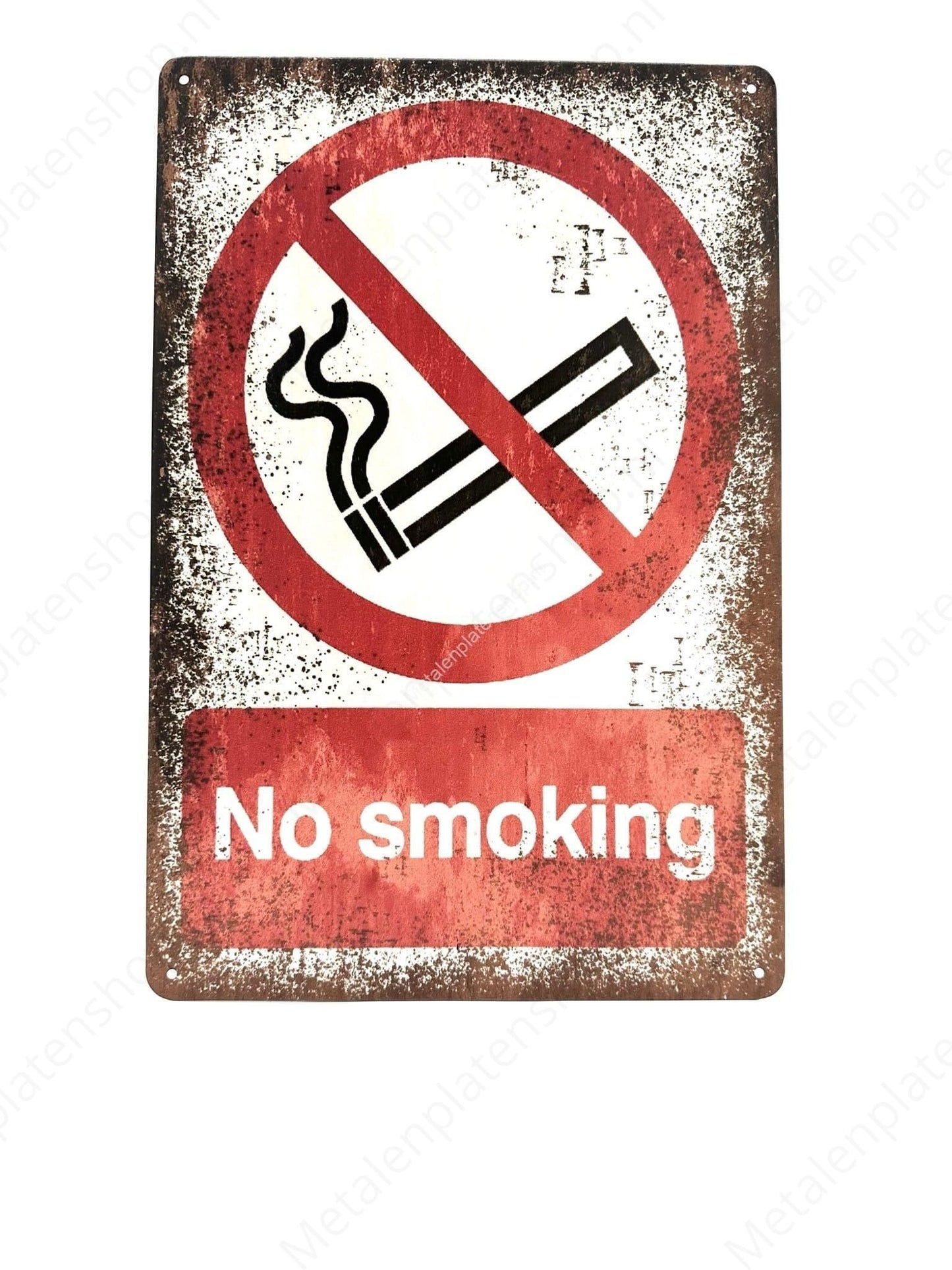 No Smoking - No Smoking - Metal Wall Sign