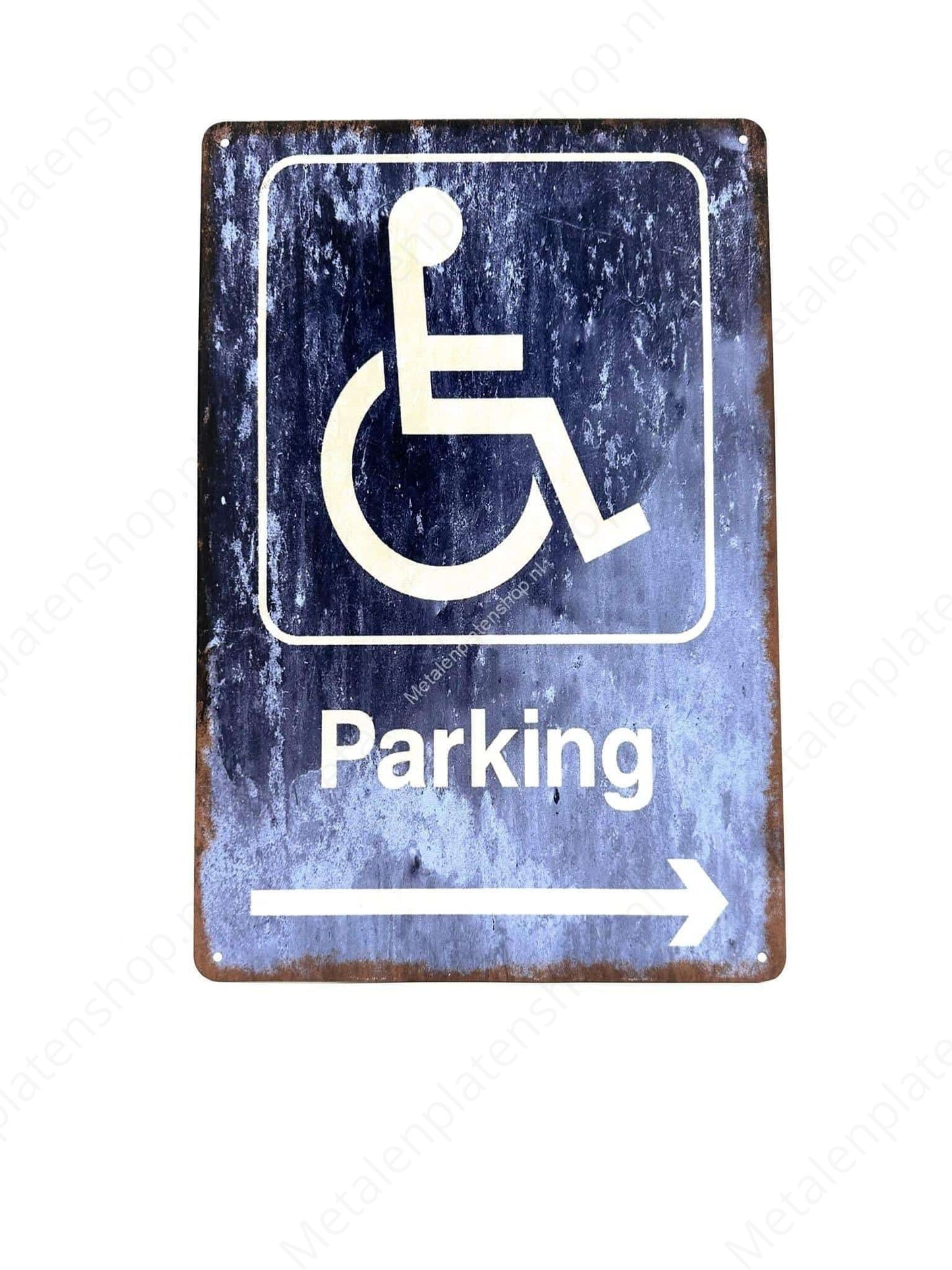 Disabled Parking - Parking - Metal Wall Sign