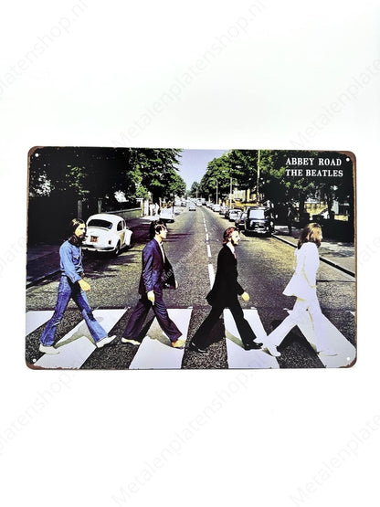 The Beatles Zebra Crossing - Metal Wall Sign
