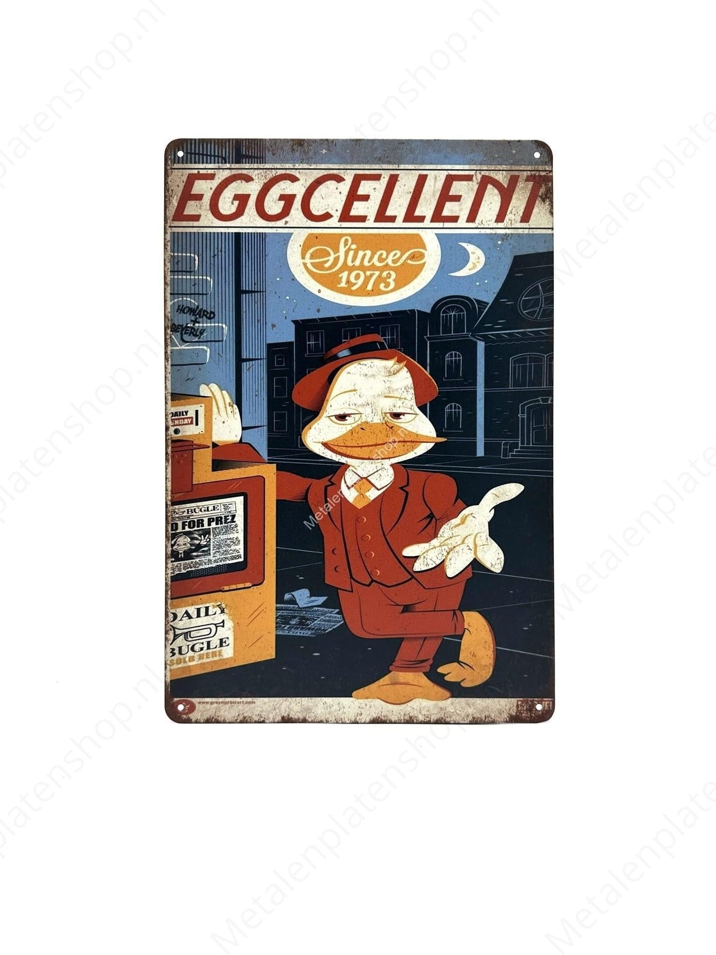 Eggcellent - Metal Wall Sign