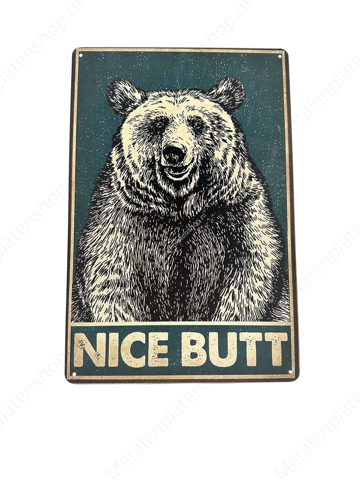 Beer Nice Butt - Metal Wall Sign