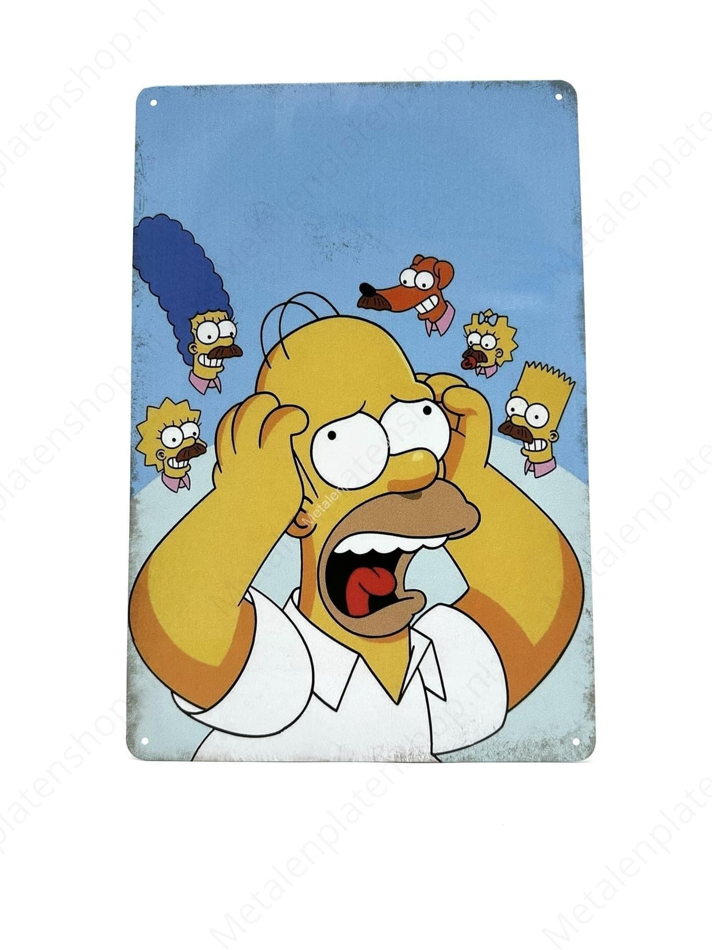 The Simpsons #1 - Metalen Wandbord