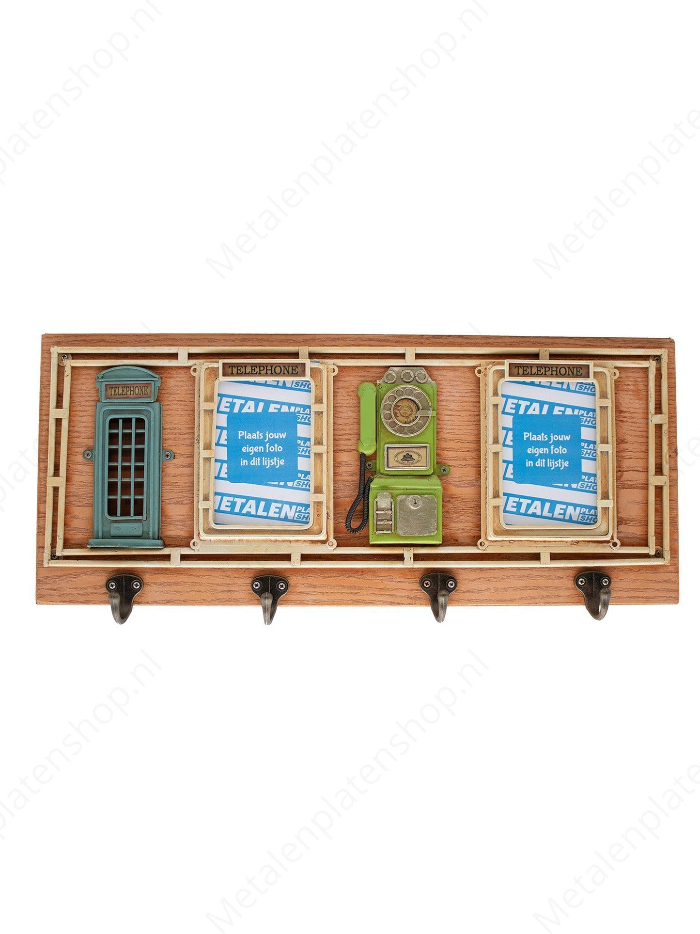 Photo frame &amp; coat rack - 50x22cm - With your own photos