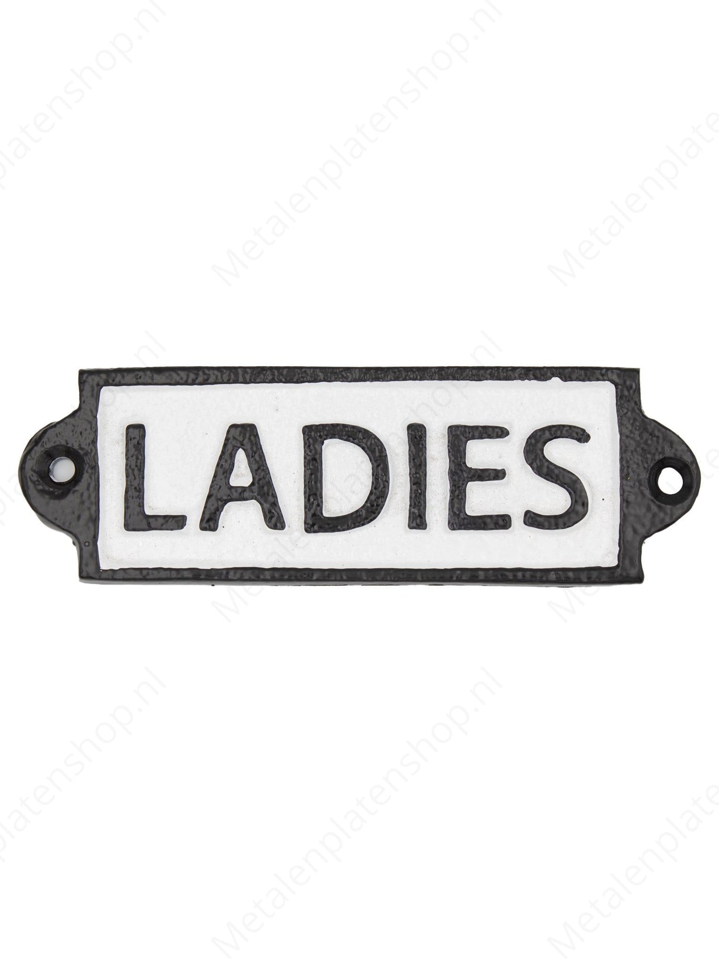 LADIES - Bord van Gietijzer - 17x6cm