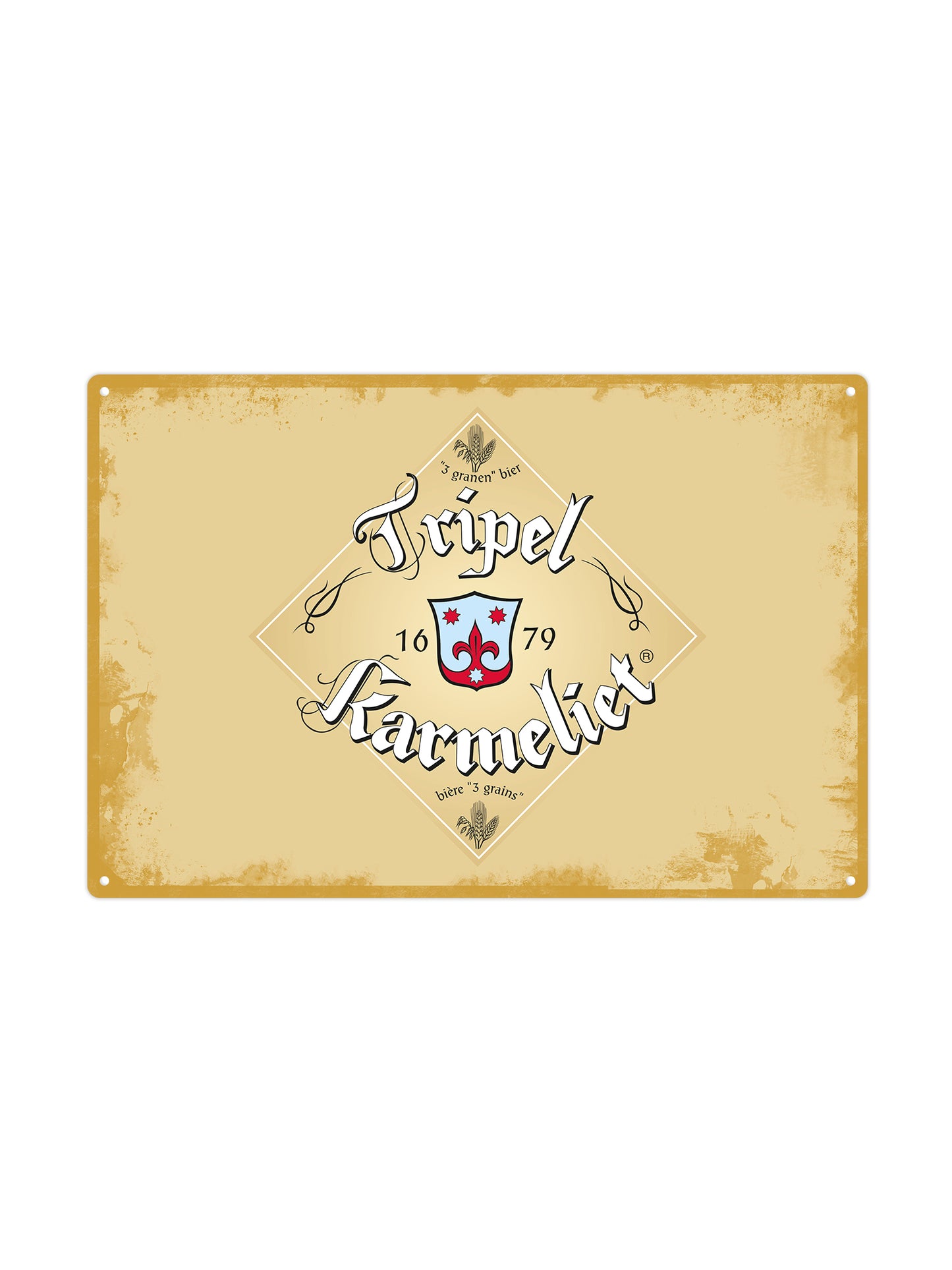 Karmeliet - Metalen Wandbord