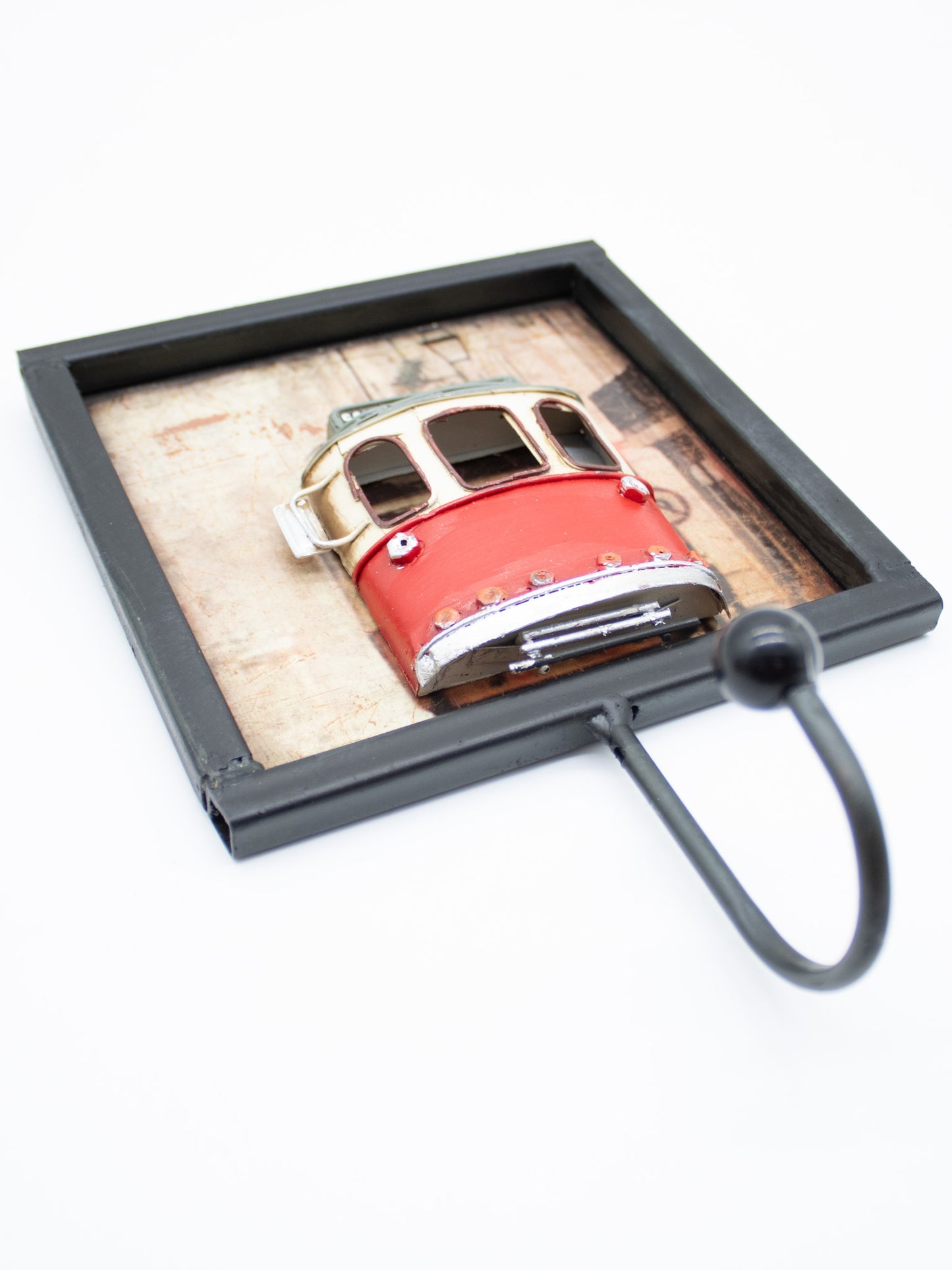 Hanging hook with tram - 21x14cm