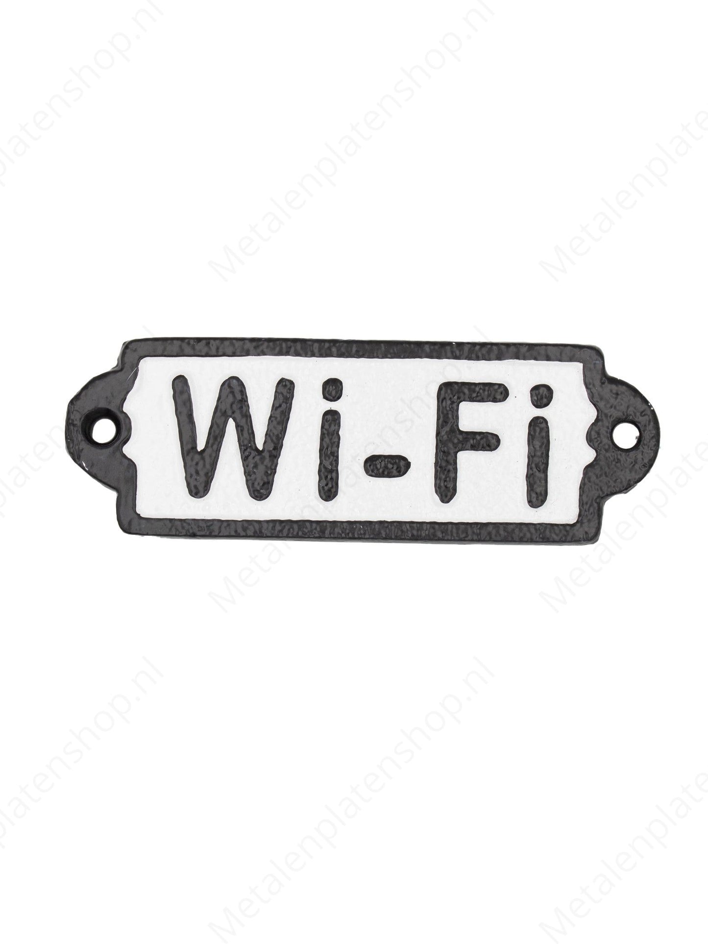 WIFI - Bordje van Gietijzer - 15x5cm